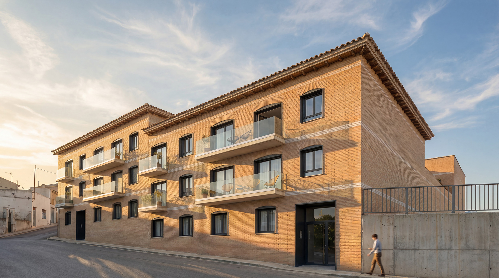 Visualización arquitectónica – Fachada principal