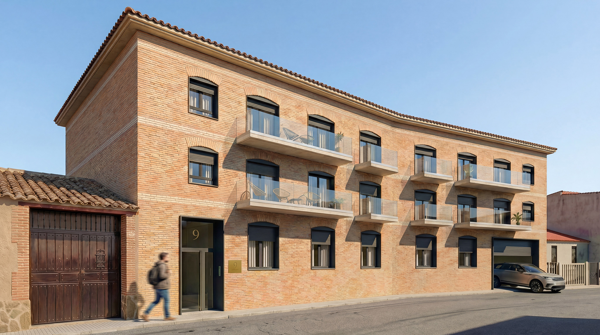 Vista secundaria del edificio propuesto